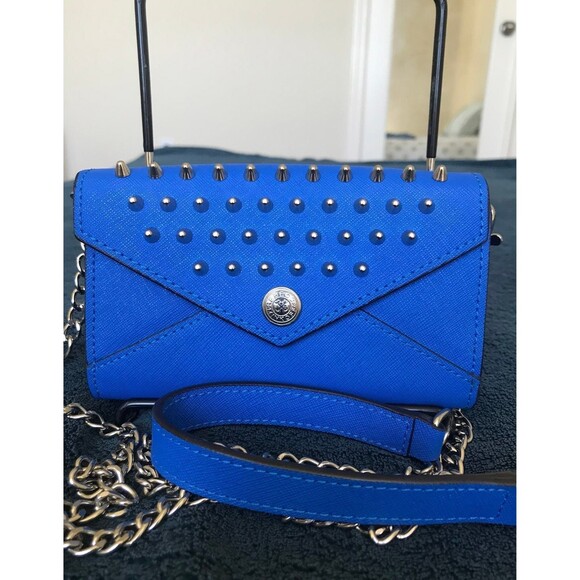 Rebecca Minkoff studded wallet on chain crossbody - Picture 1 of 12